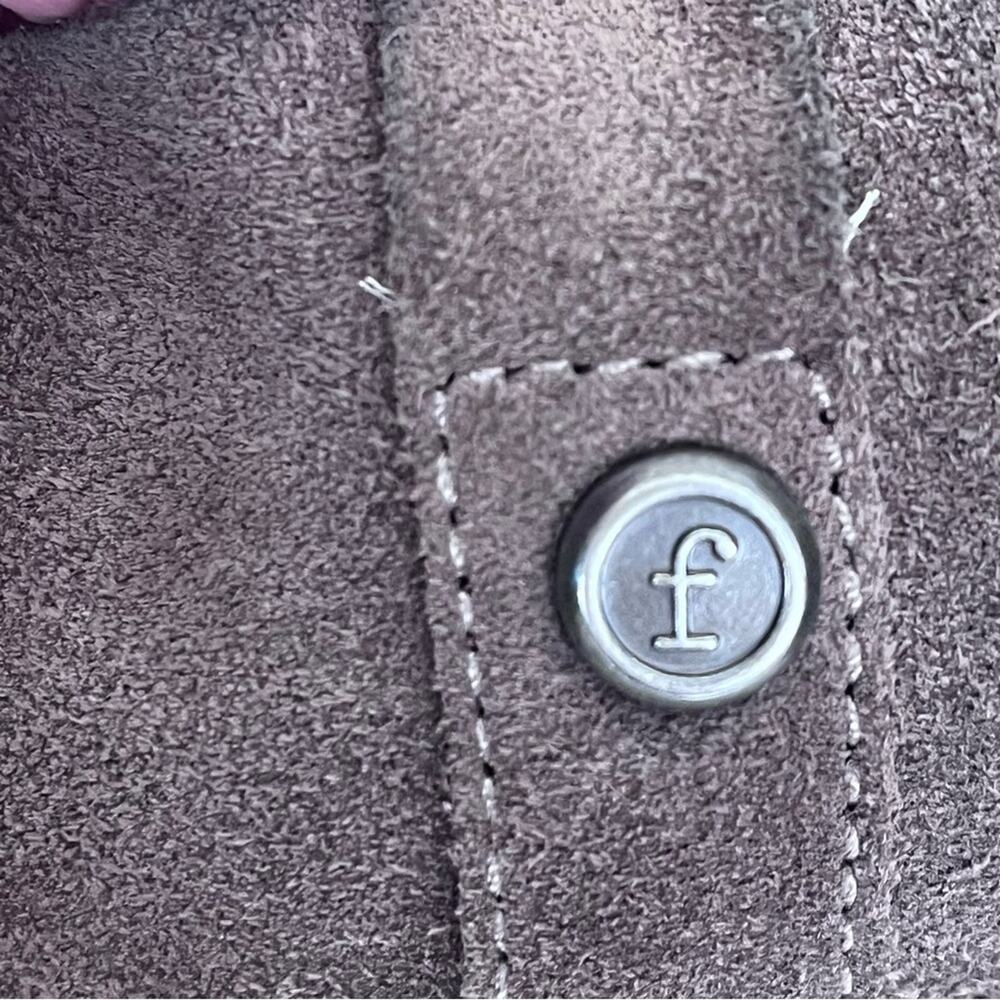 Frye & Co Sarah Shortie Suede Ankle Bootie Womens 10 Western Tan Taupe Slouchy - Picture 5 of 10